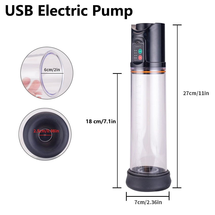 Electric Penis Vacuum Pump