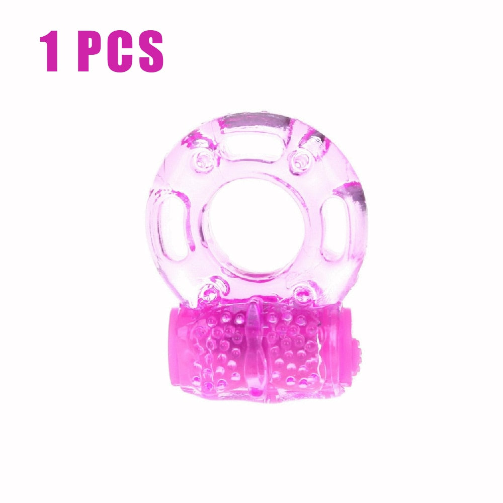Cock Ring with Vibrating Clitoral Stimulator