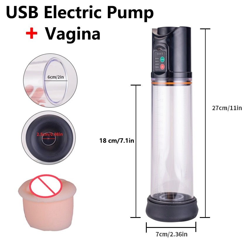 Electric Penis Vacuum Pump